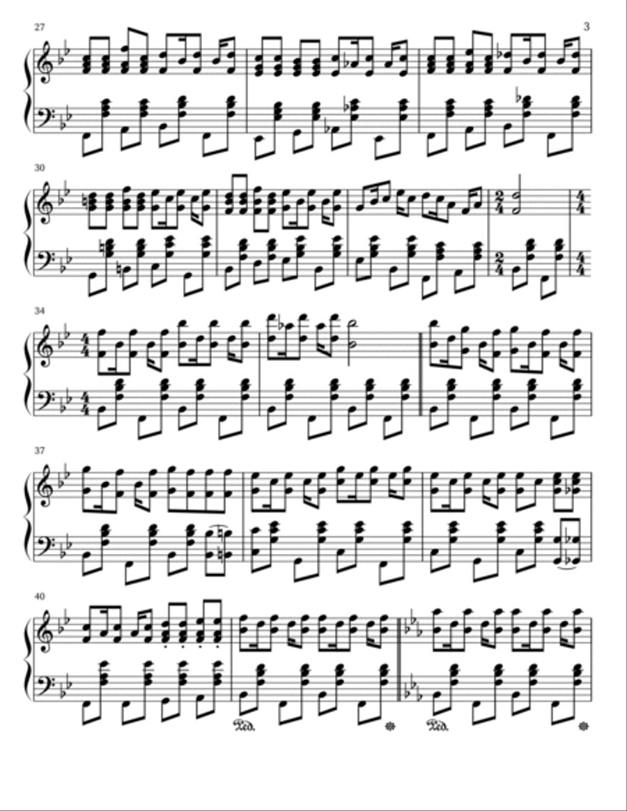 Piano Rag Piano scores gallery preview page 3