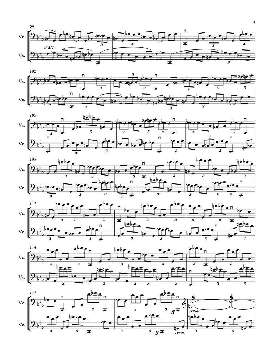 Palindromicanon String Duet scores gallery preview page 5