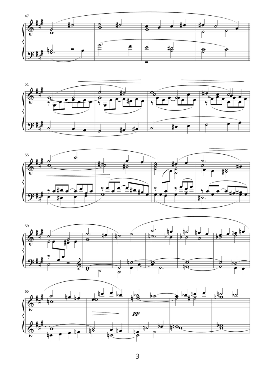 Mahler - Symphony no.3 Finale - Piano solo Piano Solo scores gallery preview page 5