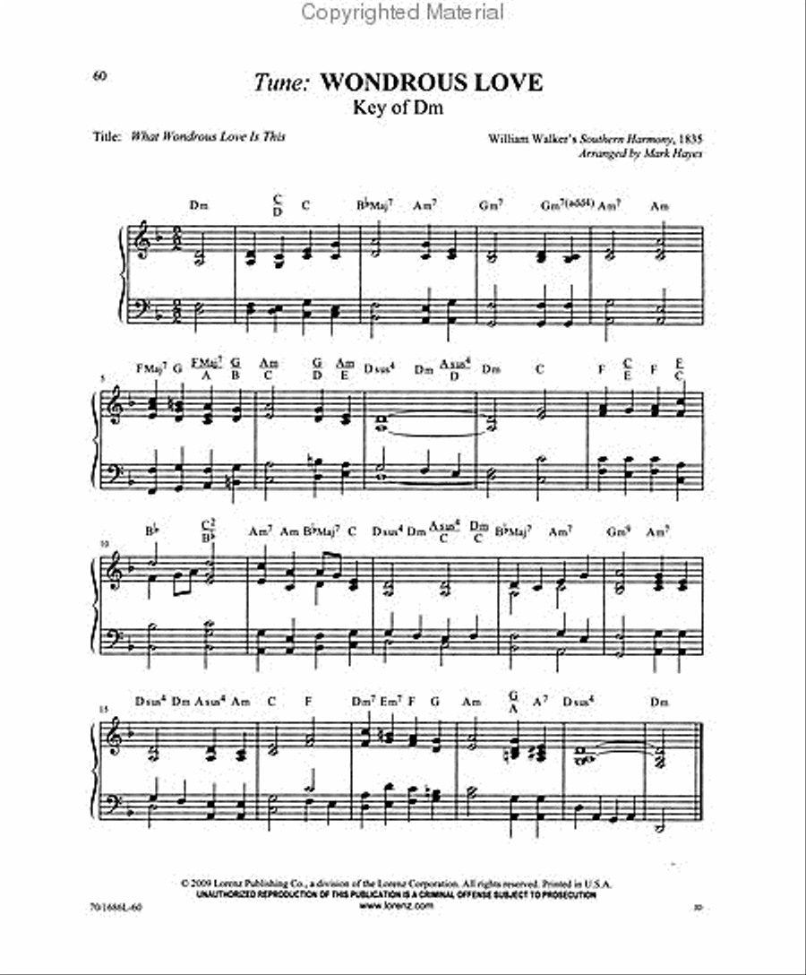 Hymn Harmonizations by Hayes, Vol. 2 Piano Solo scores gallery preview page 4