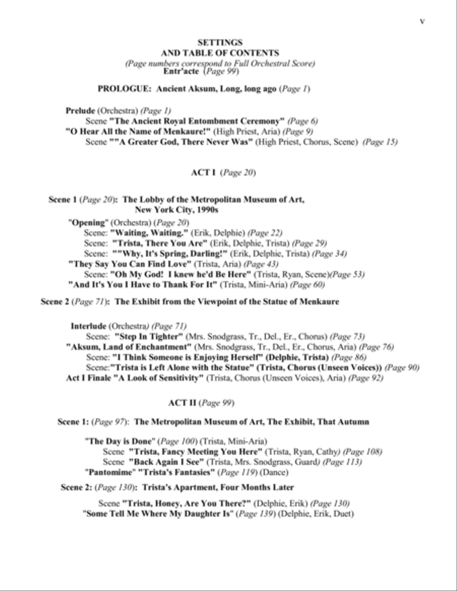 Menkaure, An Opera in 3 Acts, Full Orchestral Score Full Orchestra scores gallery preview page 5