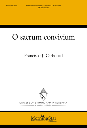 Book cover for O sacrum convivium