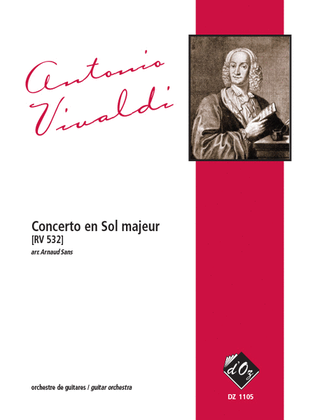 Book cover for Concerto en Sol majeur, RV 532