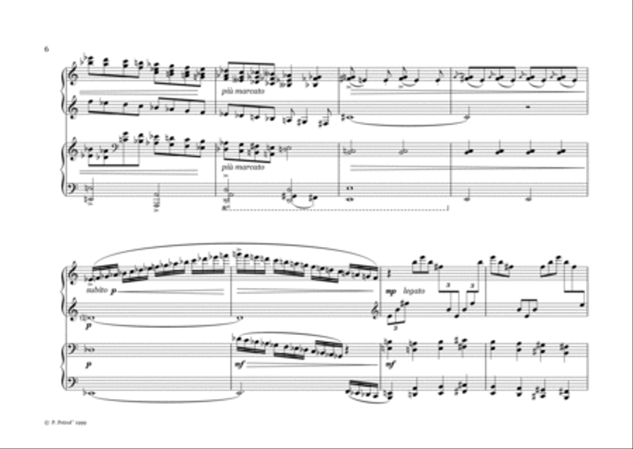 Divertimento for piano a 4 hand Piano Method scores gallery preview page 6