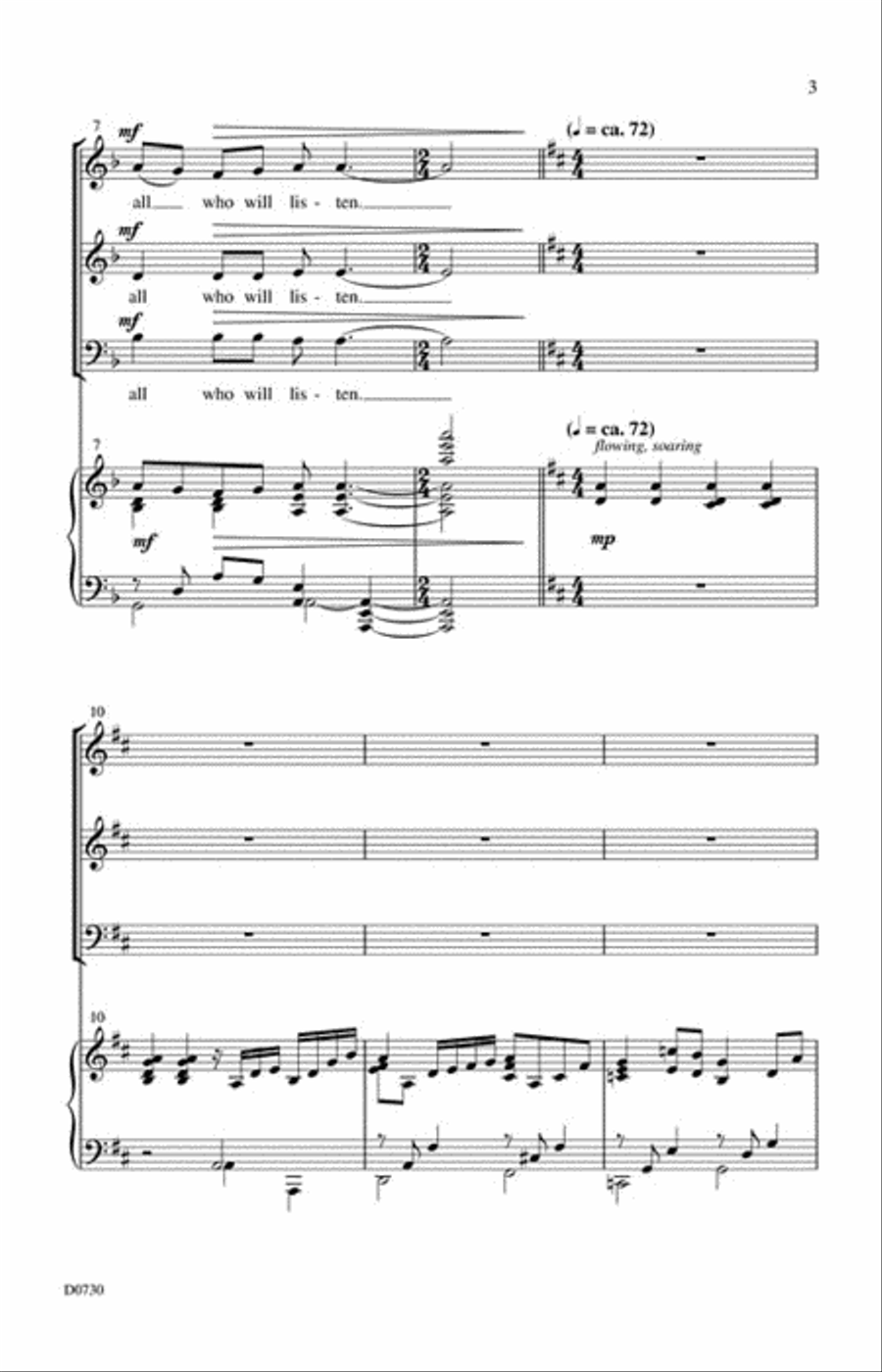 We Are Made for Music 3-Part scores gallery preview page 3