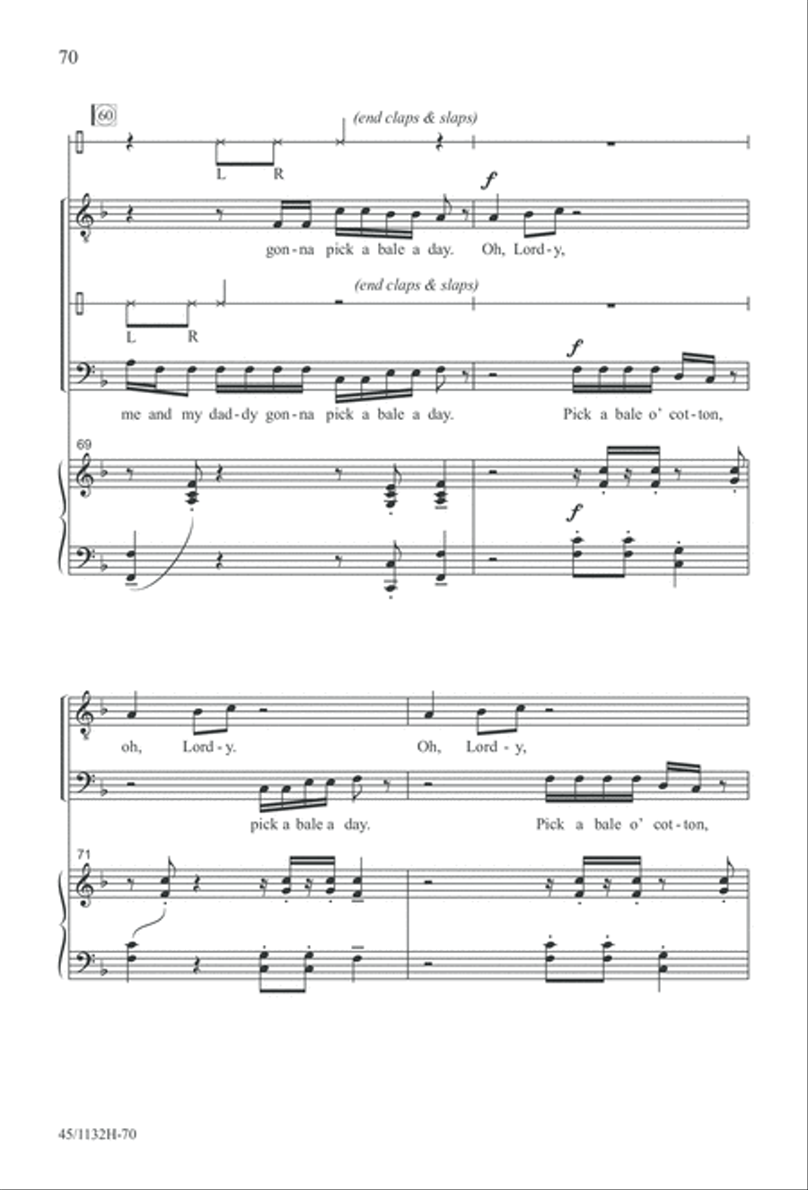 Singable Solutions for TB Choirs TB scores gallery preview page 70