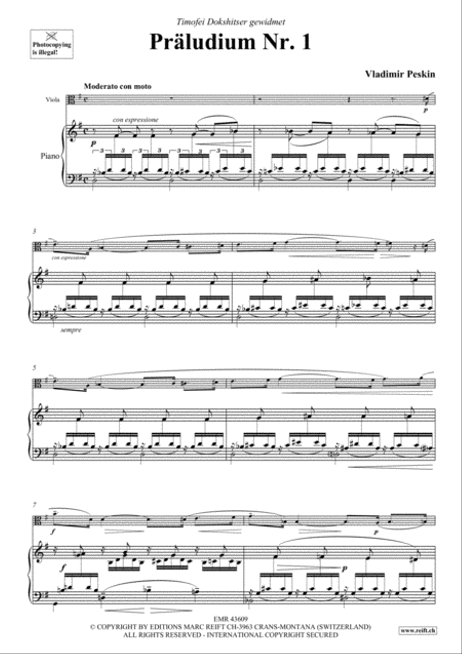 Praludium No. 1 Praludium No. 1 Piano Accompaniment scores gallery preview page 3