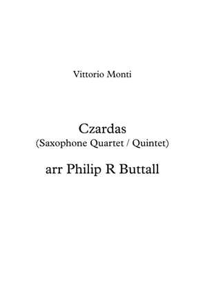 Czardas (Saxophone Quartet / Quintet) - Score