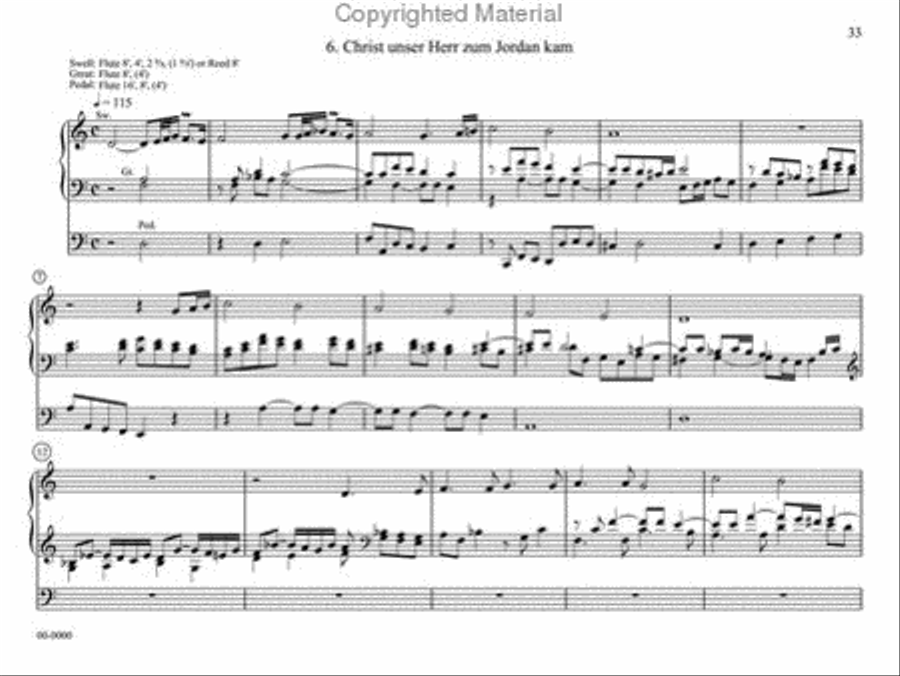 Chorale Preludes of Dietrich Buxtehude Organ scores gallery preview page 6
