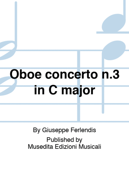 Oboe concerto n.3 in C major