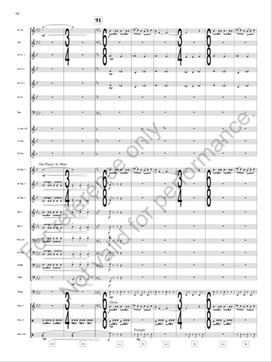 Table Rock Festival Table Rock Festival Concert Band scores gallery preview page 17