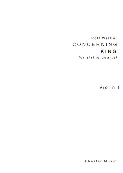 Concerning King (Parts)