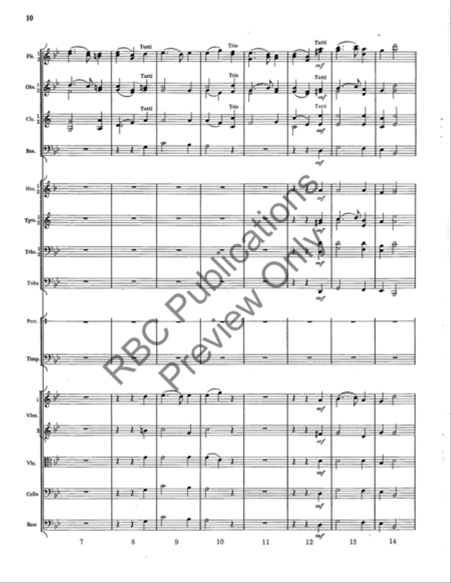Overture In G Minor Full Orchestra scores gallery preview page 11