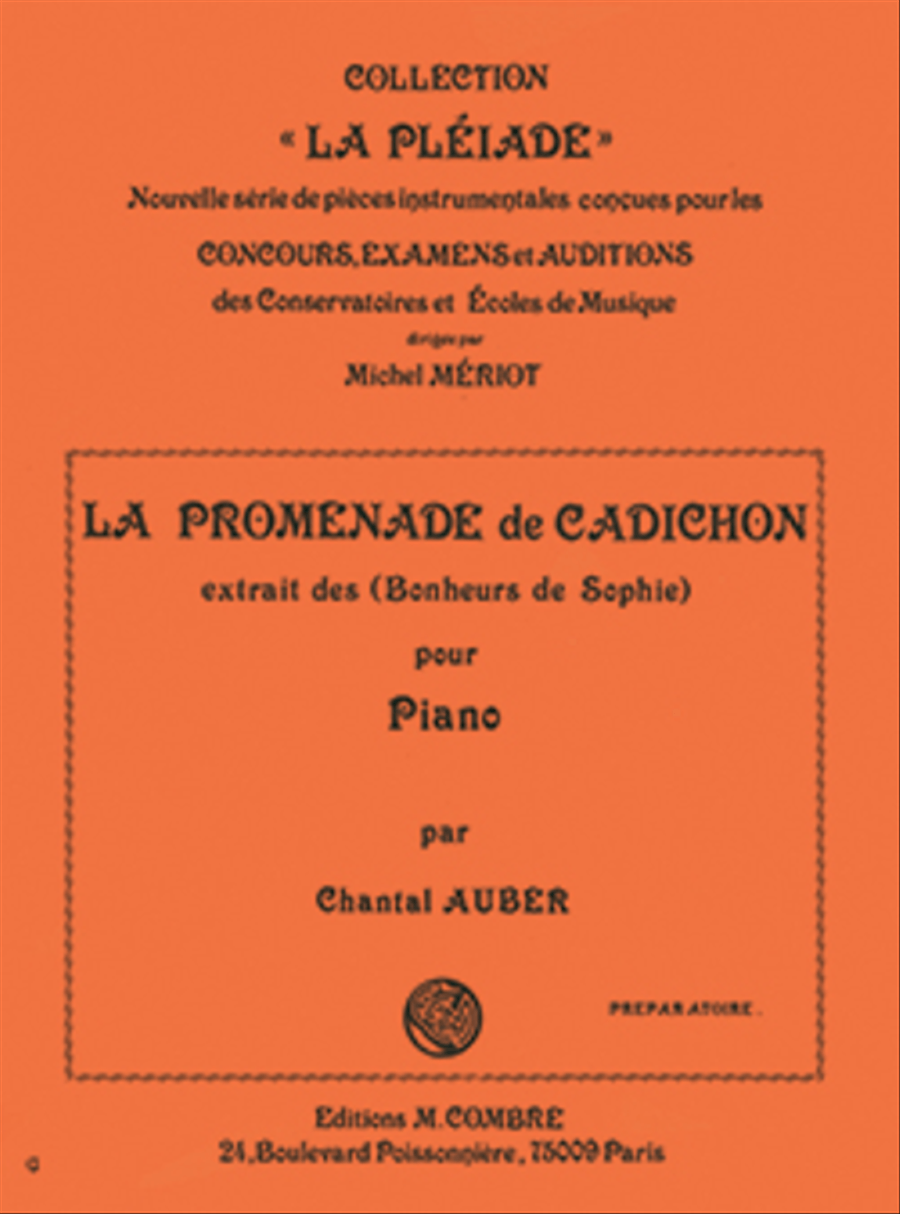 Les Bonheurs de Sophie: La promenade de Cadichon Piano Solo scores gallery preview page 1
