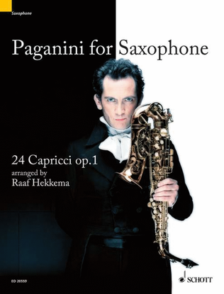 Book cover for Paganini for Saxophone