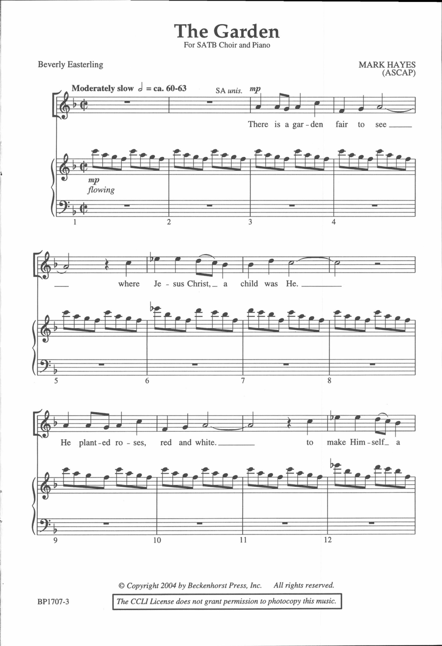 <br>Sheet music extract