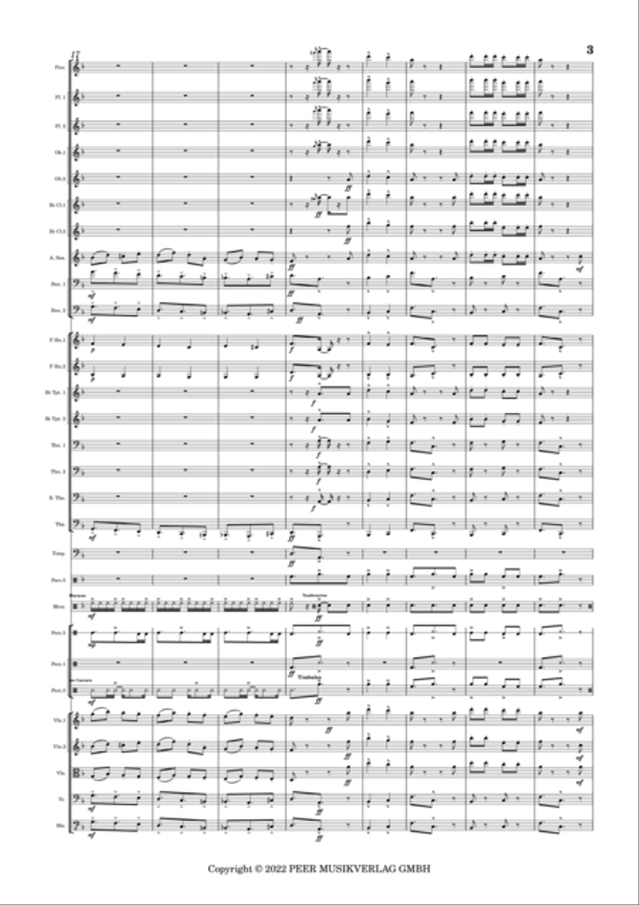 Conga Del Fuego Nuevo Full Orchestra scores gallery preview page 3