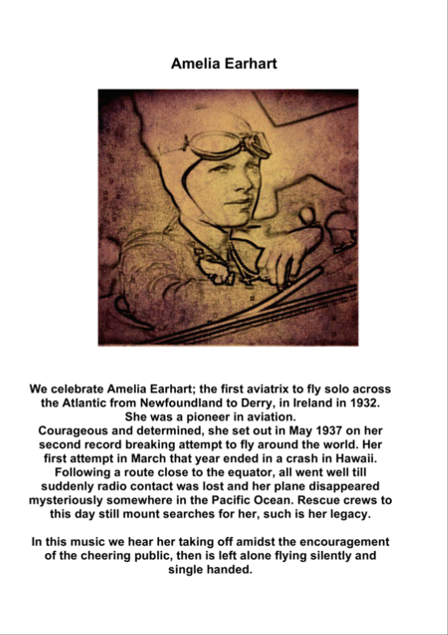 AMELIA EARHART 2 Pianos, 4-Hands scores gallery preview page 3