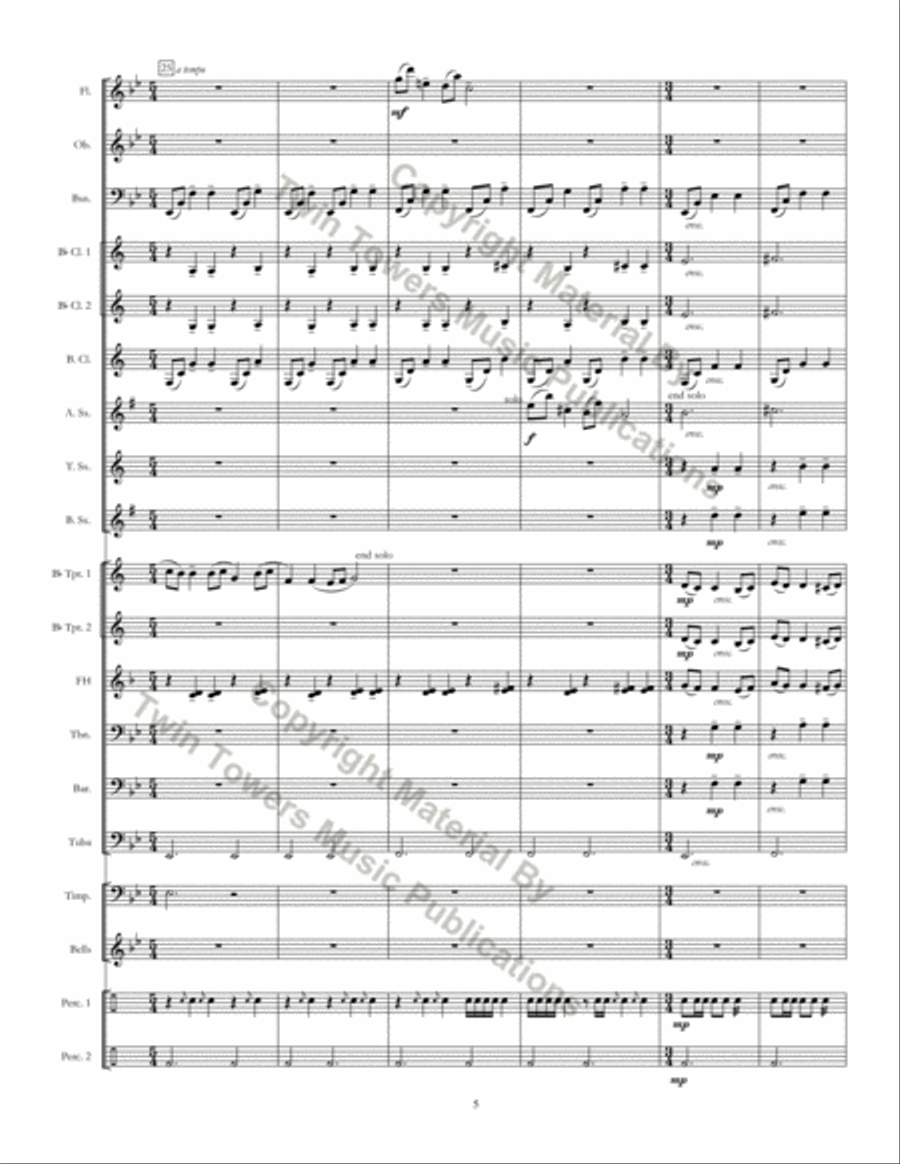Memento Concert Band scores gallery preview page 6