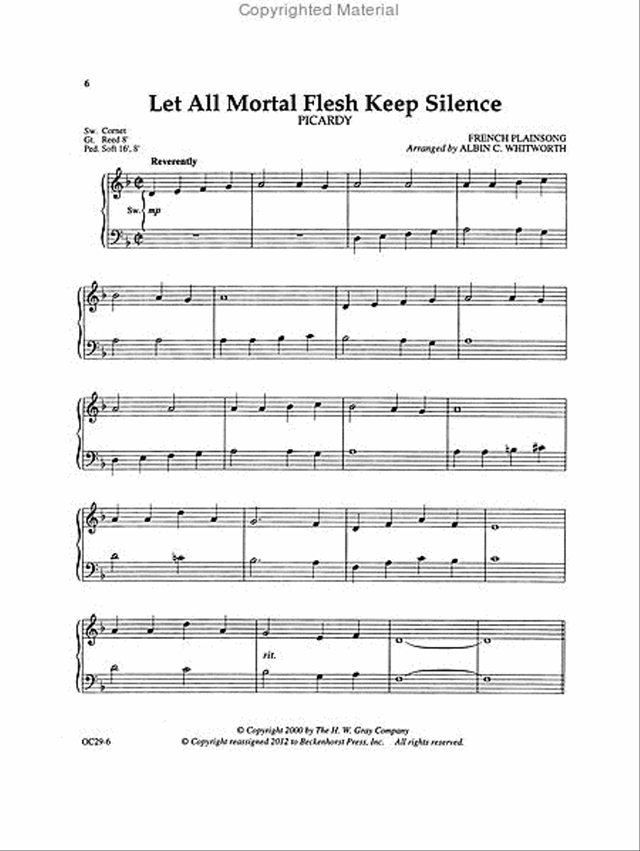 Praise Ye, the Lord of Hosts Organ scores gallery preview page 3