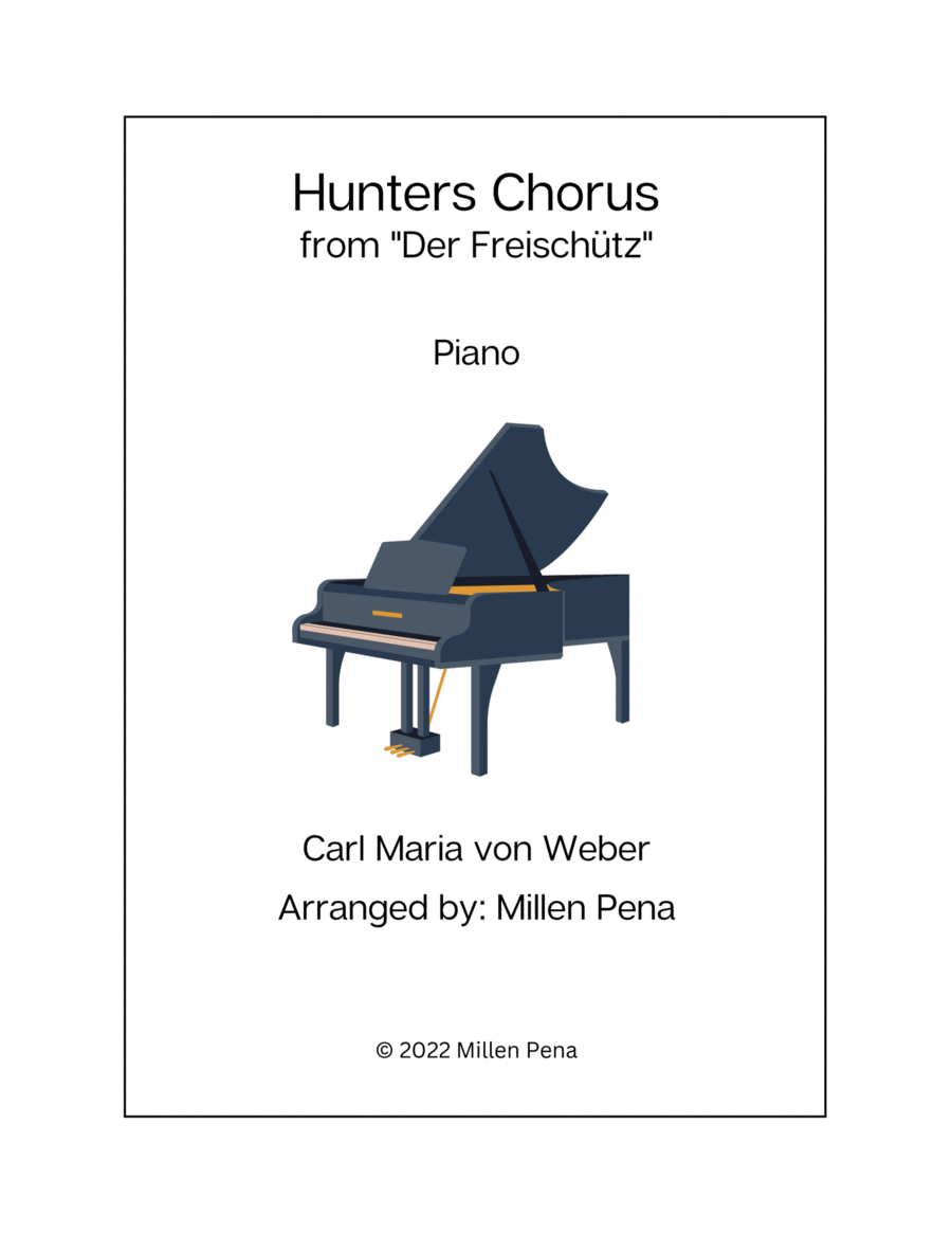 Hunter's Chorus - Piano image number null