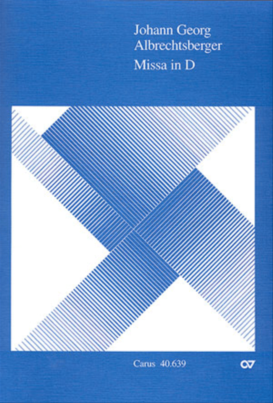 Mass in D Major (Missa in D) Basso Continuo scores gallery preview page 1