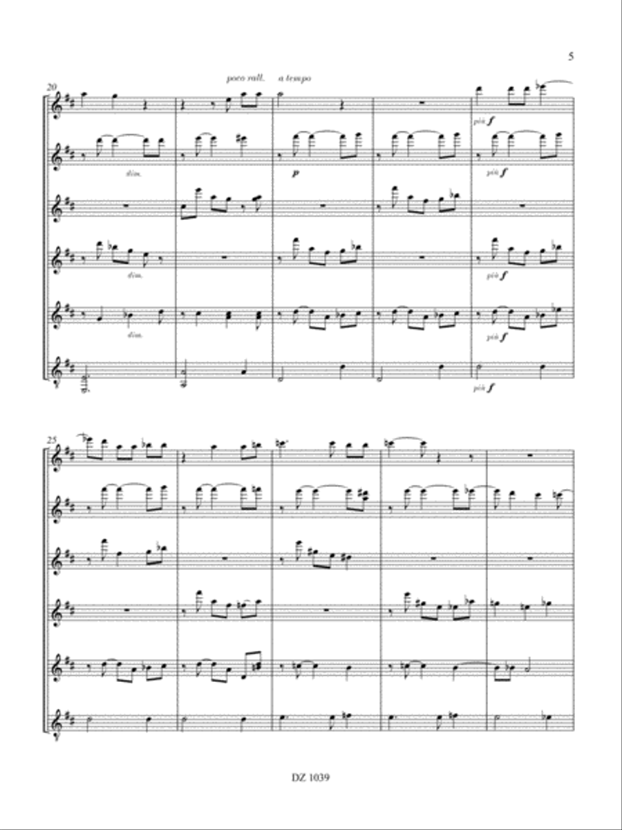 Soupir Guitar Ensemble scores gallery preview page 5