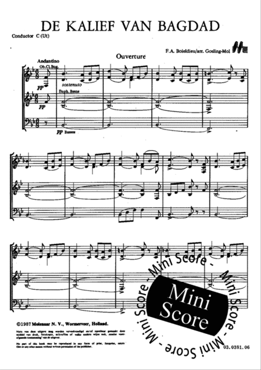 De Kalief van Bagdad Fanfare Band scores gallery preview page 3