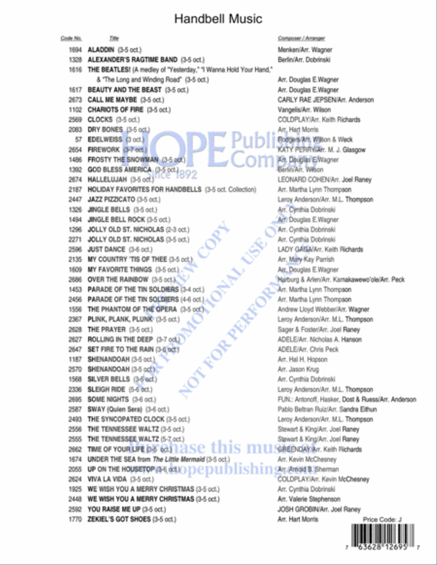 Some Nights Some Nights 5-Octaves scores gallery preview page 13