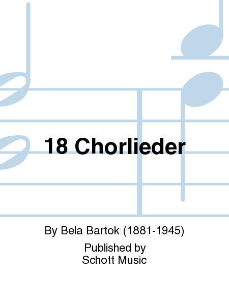 18 Chorlieder