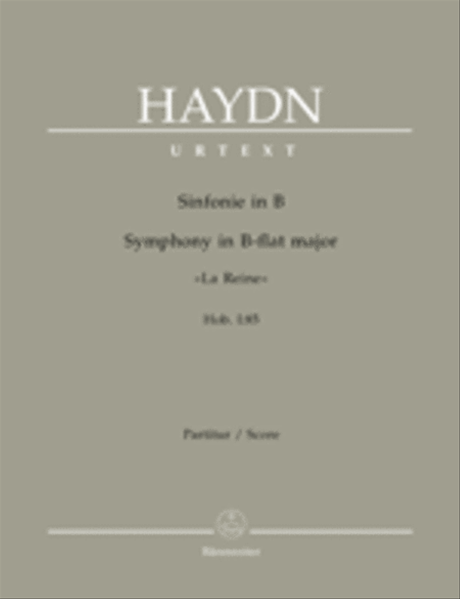 Symphony B flat major Hob. I:85 'La Reine' Bassoon scores gallery preview page 1