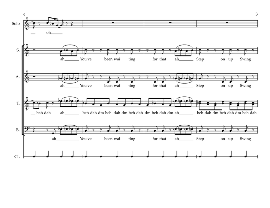 Bang Bang (Rap Version) - Score Only A Cappella scores gallery preview page 3