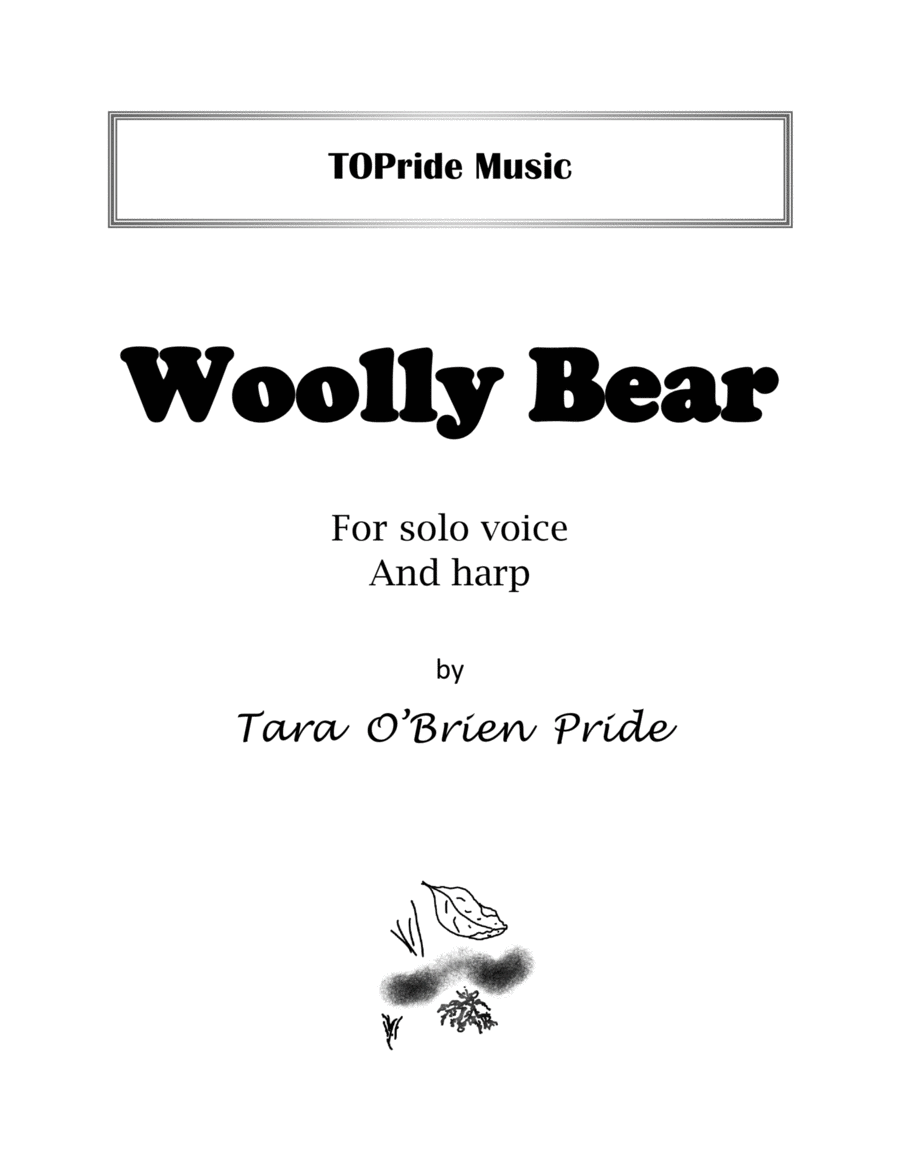 Woolly Bear Celtic Harp scores gallery preview page 1