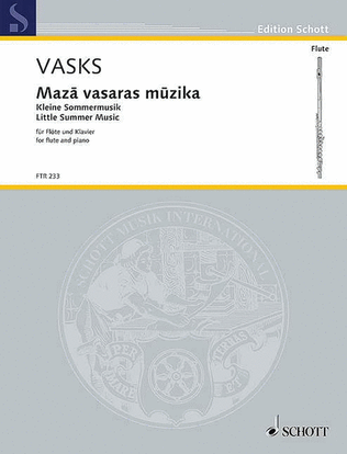 Book cover for Maza Vasaras Muzika (Little Summer Music)