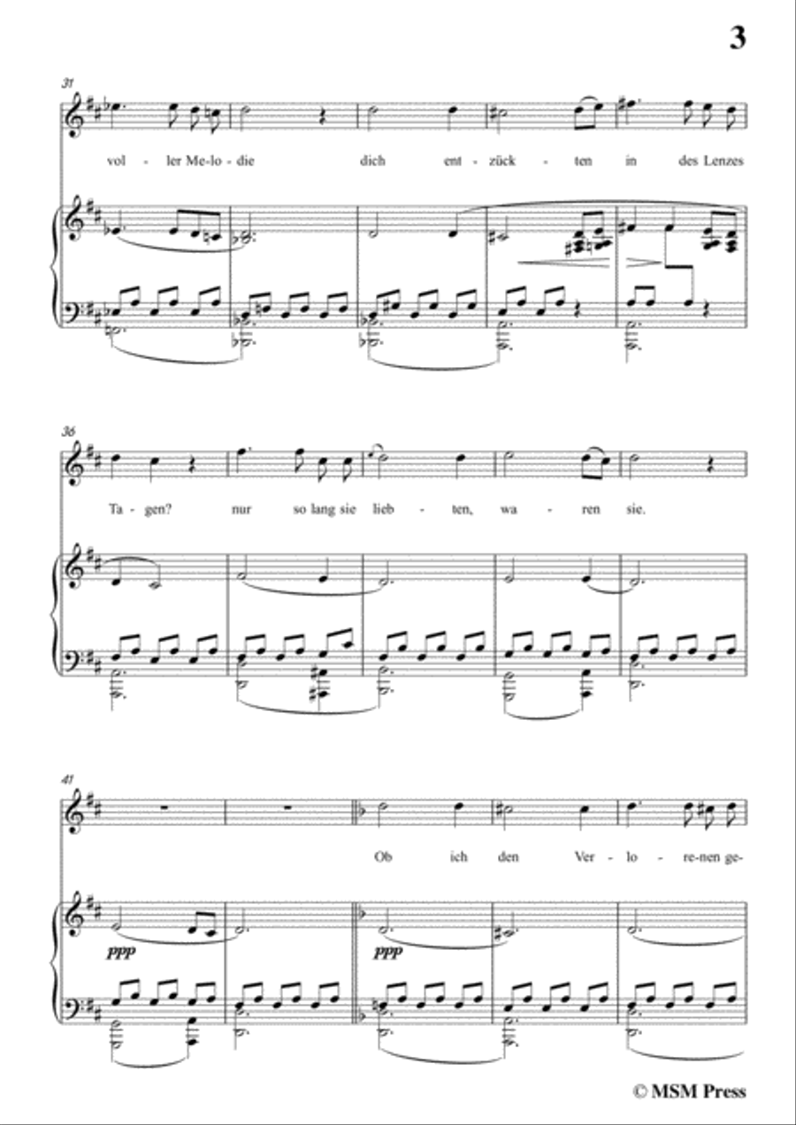 Schubert-Thekla: Eine Geisterstimme(Thekla: A Spirit Voice),D.595,in d minor,for Voice&Piano Voice scores gallery preview page 5