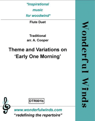 Book cover for Theme And Variations On 'Early One Morning'