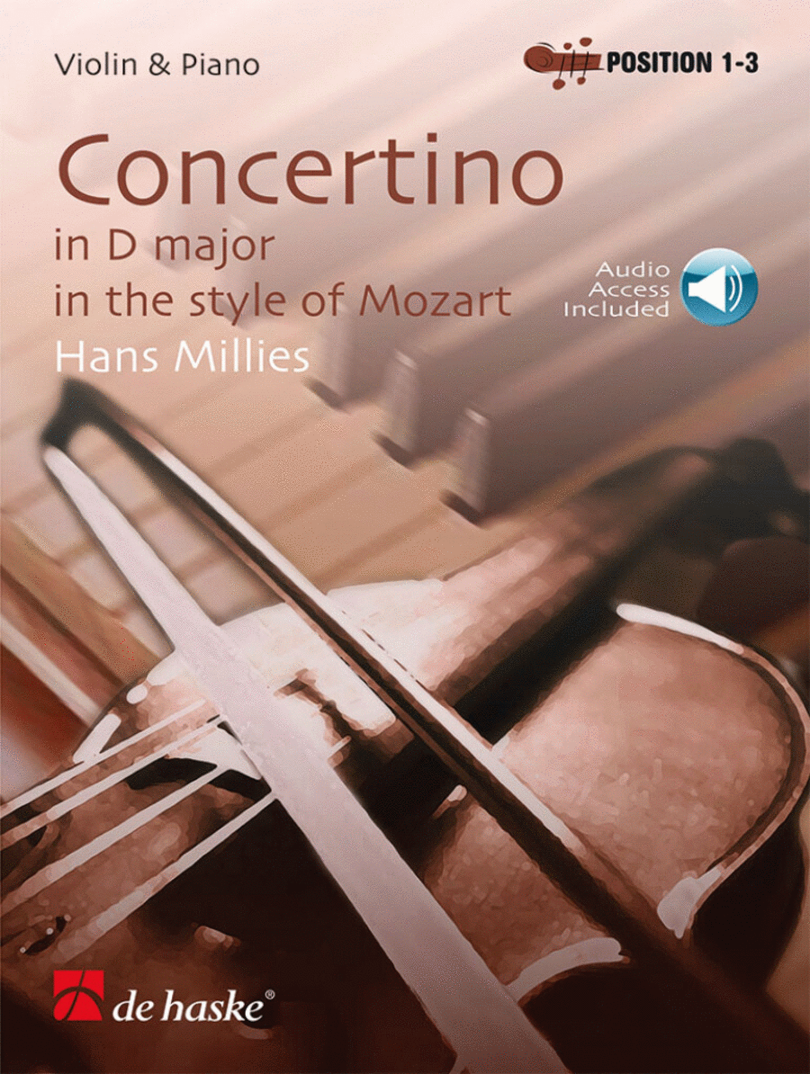 Concertino in D major in the style of Mozart Violin Solo scores gallery preview page 1