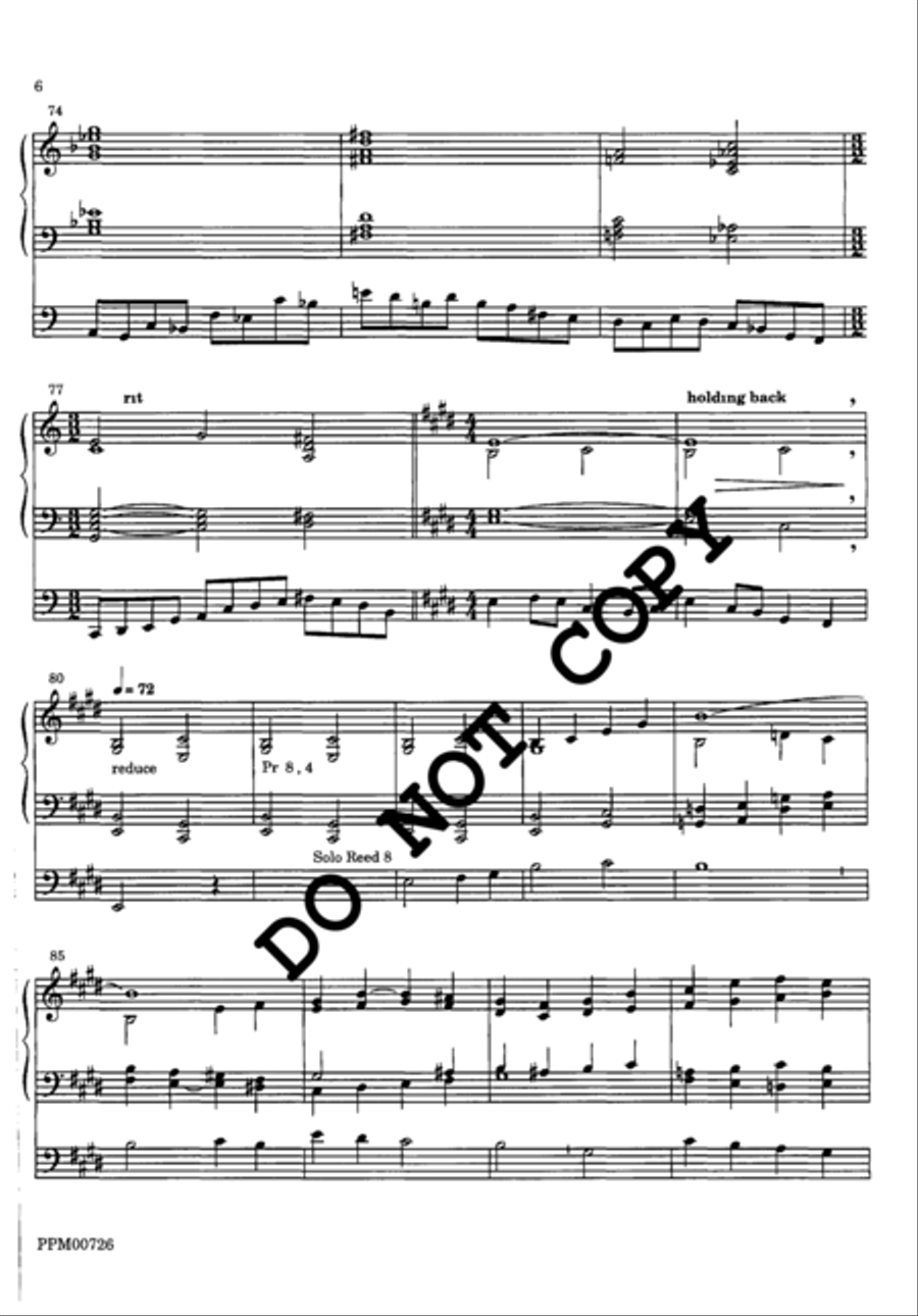 Voluntary on Down Ampney Organ scores gallery preview page 7