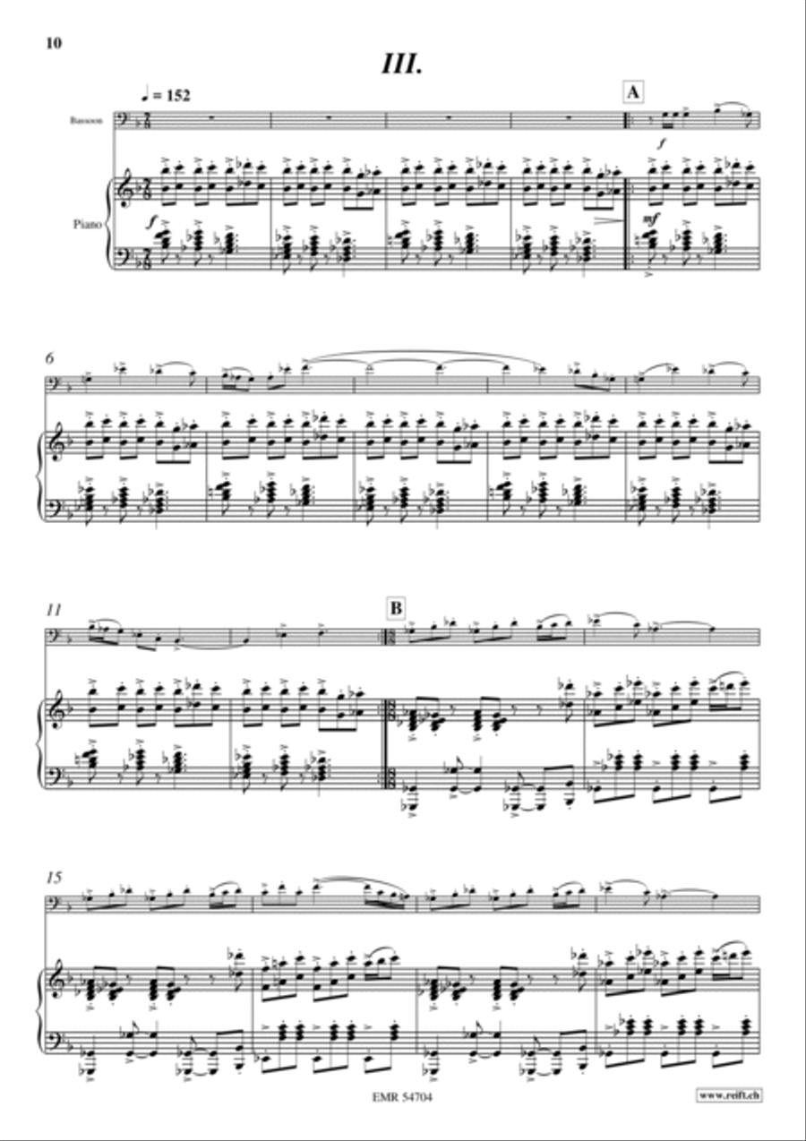 Concertino Bassoon Solo scores gallery preview page 8