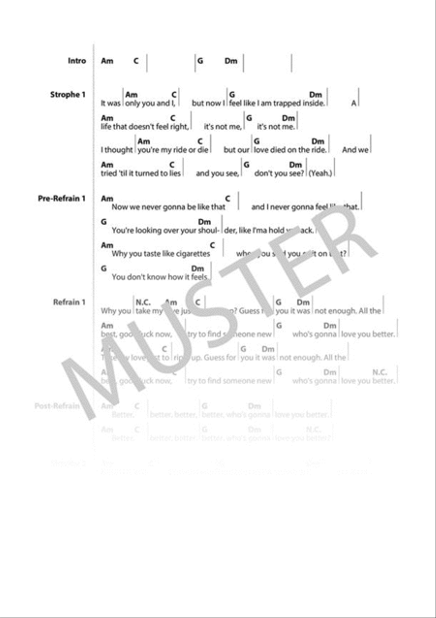Top Charts 88 Piano, Vocal, Guitar scores gallery preview page 8