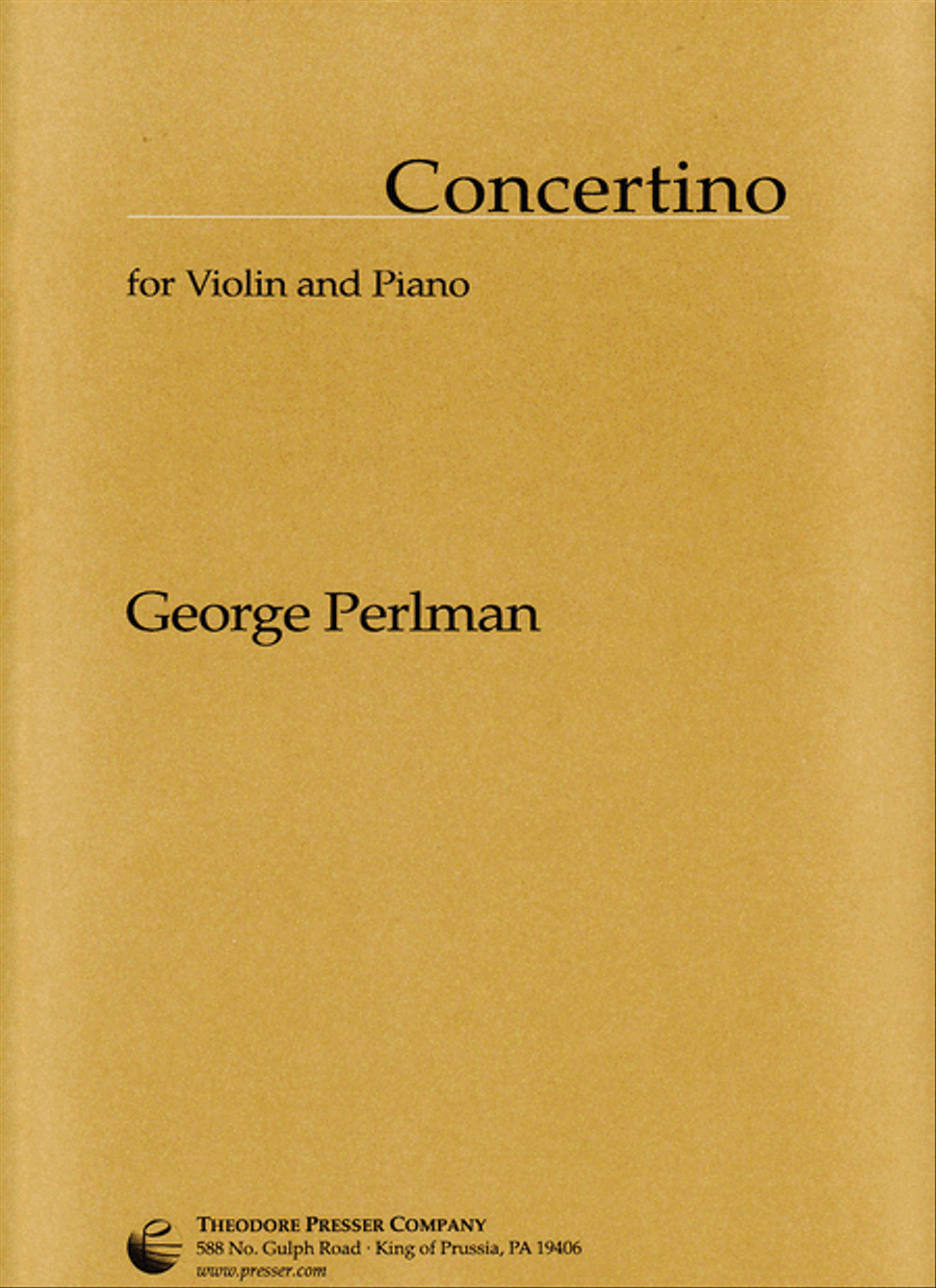Concertino Chamber Music scores gallery preview page 1