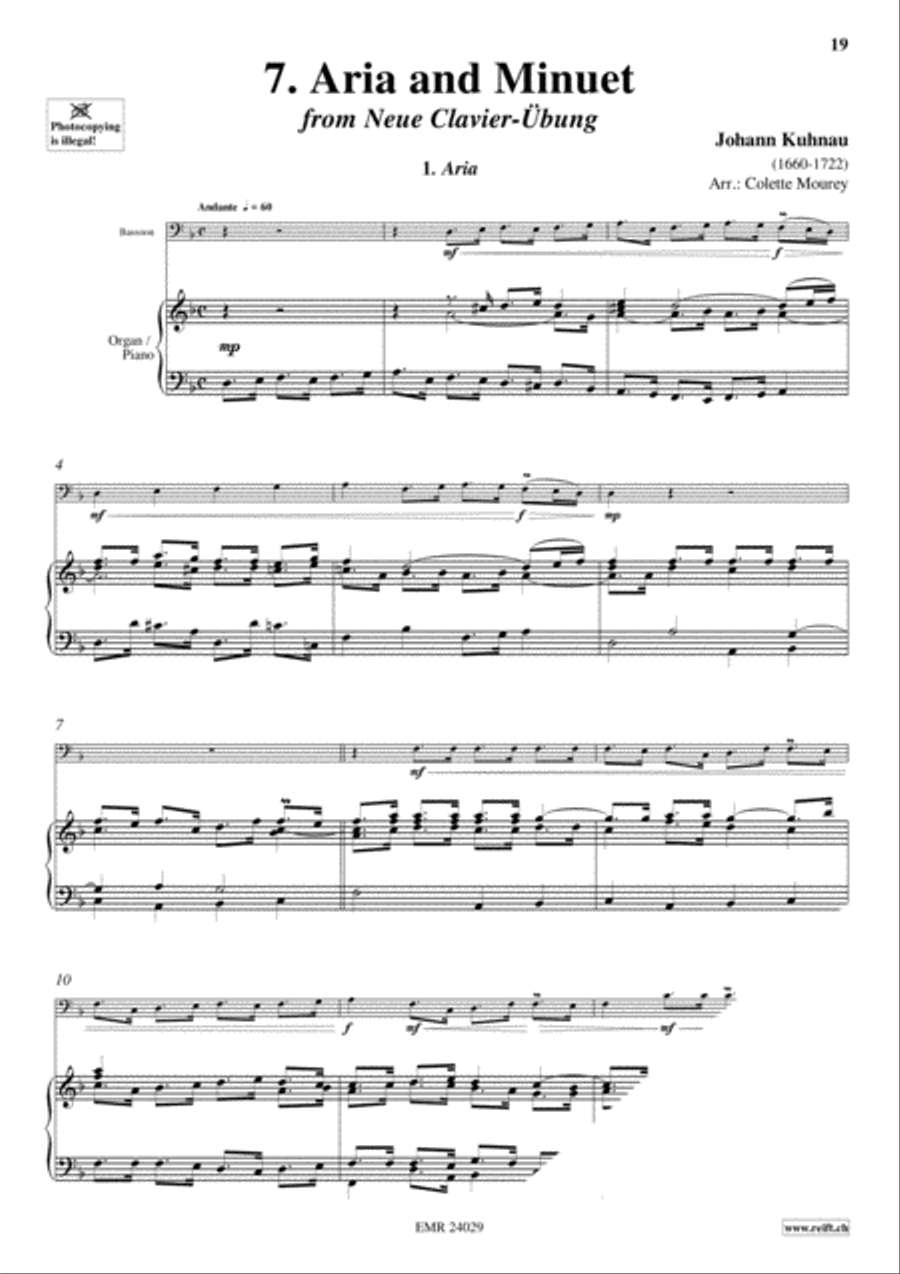 40 Greatest Baroque Hits Volume 1 Bassoon Solo scores gallery preview page 9