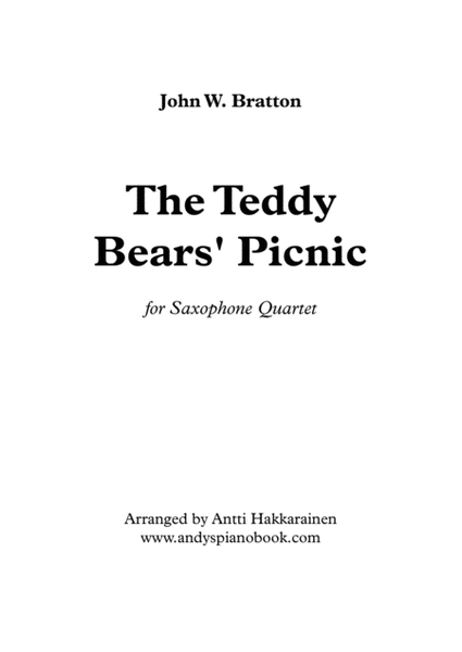 The Teddy Bears' Picnic - Saxophone Quartet image number null