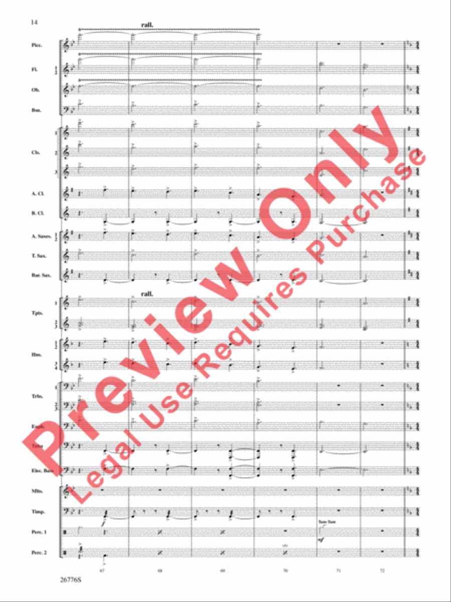 The Music of Disneyland Concert Band scores gallery preview page 15
