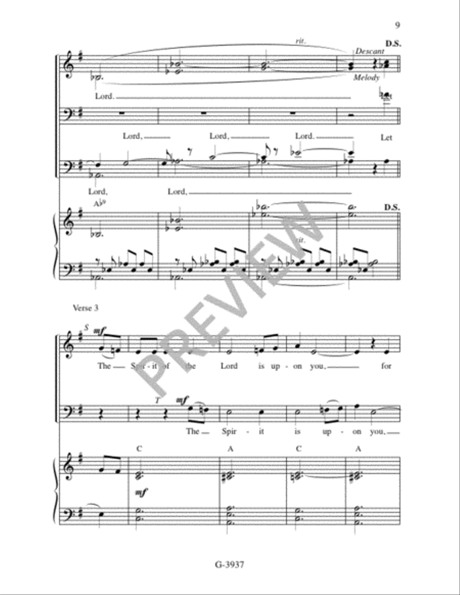 Let Justice Roll Down 4-Part scores gallery preview page 10