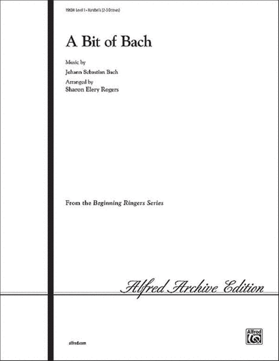 A Bit of Bach Handbell Choir scores gallery preview page 1