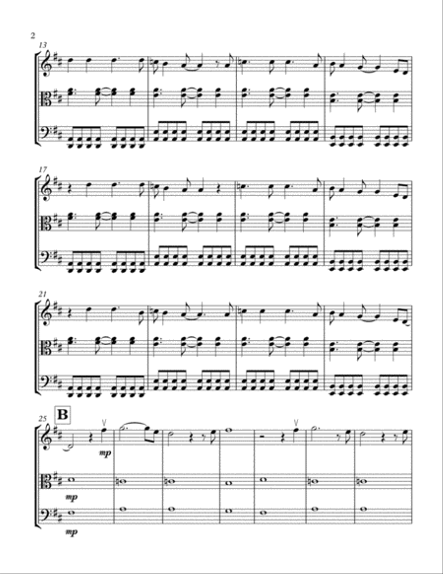 Clocks String Trio scores gallery preview page 3