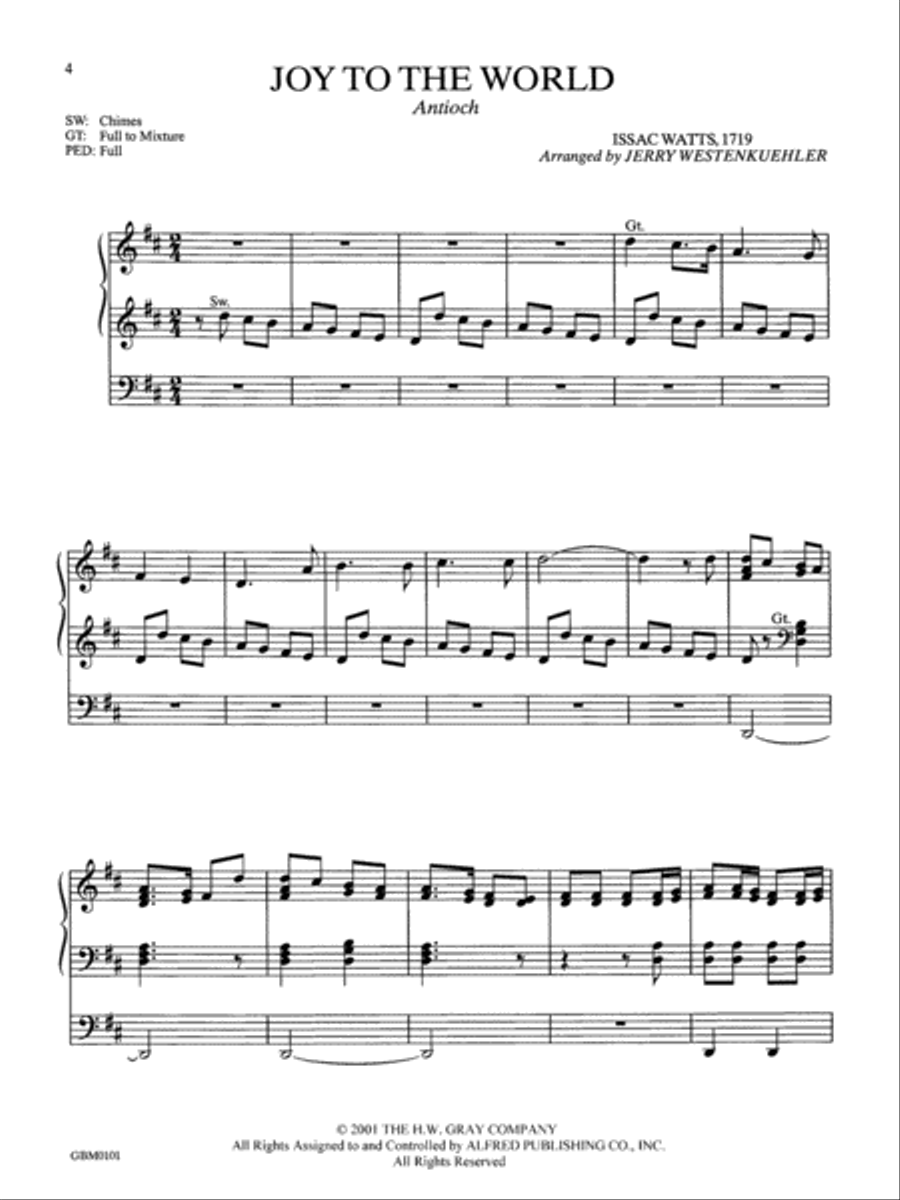 Fourteen Introductions on Christmas Carols Organ scores gallery preview page 3