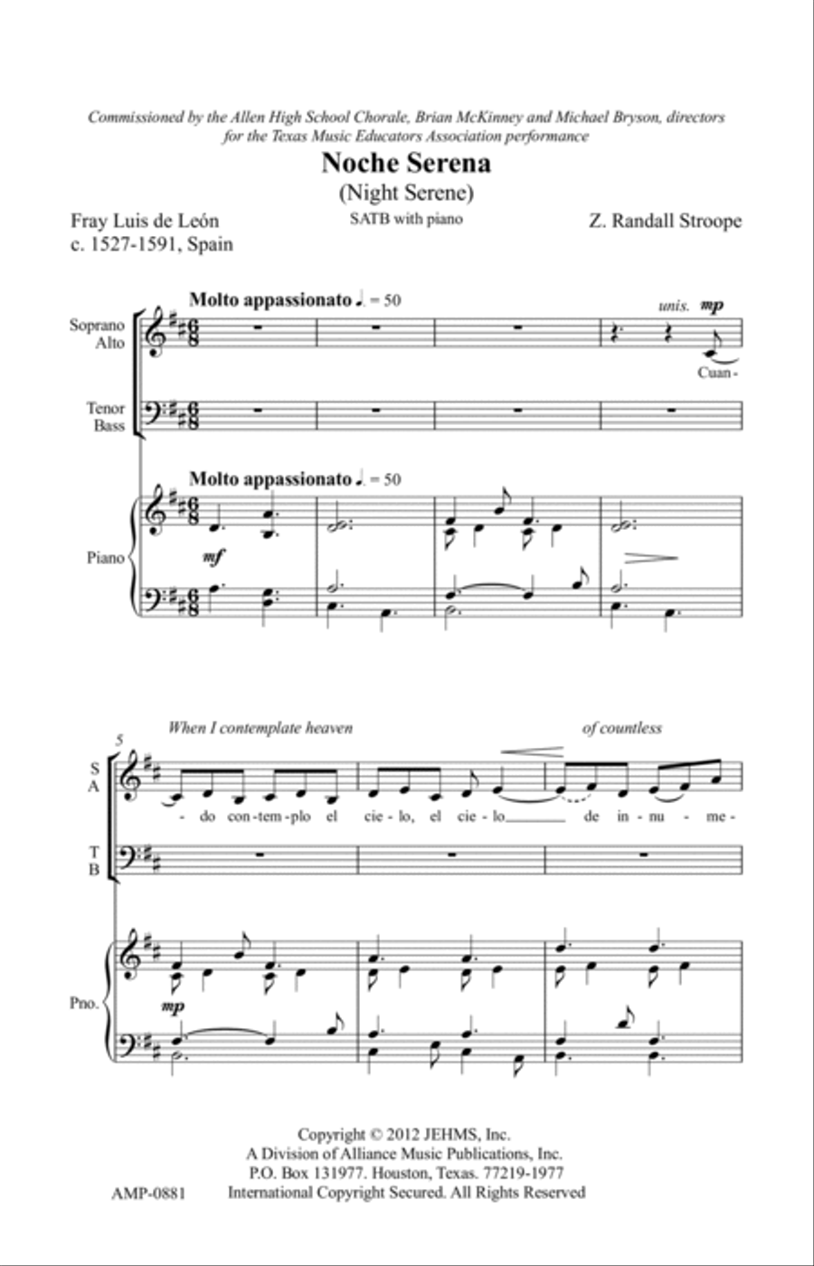 Noche Serena 4-Part scores gallery preview page 7