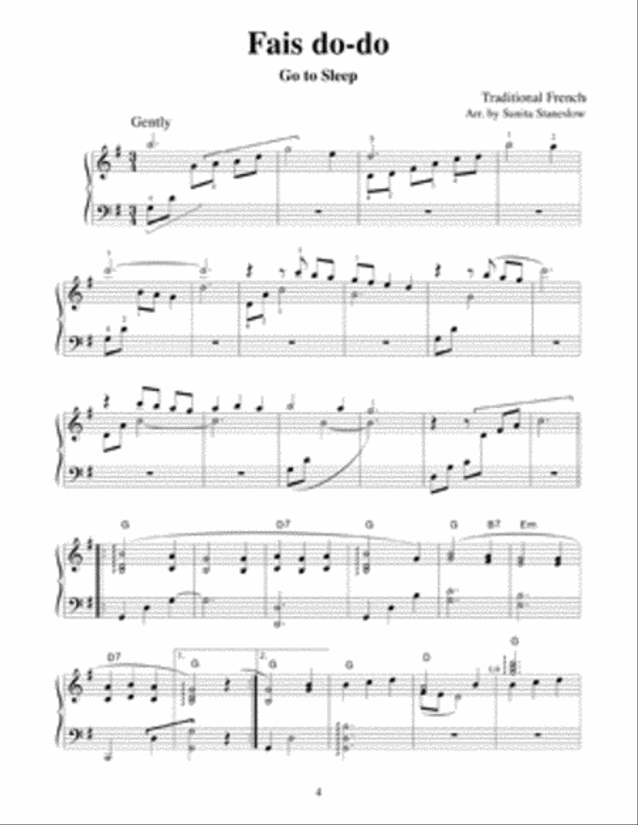 Great French Composers for Folk Harp Pedal Harp scores gallery preview page 4